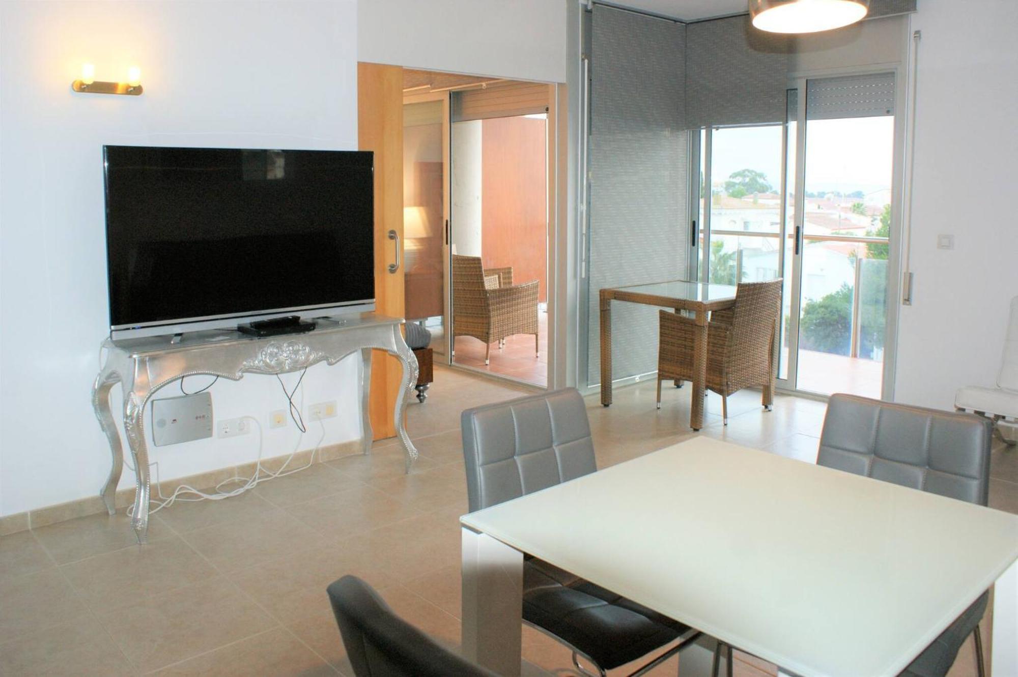 Apartamento En Roses Con Vistas Al Canal Y Piscina Av-52 Kültér fotó
